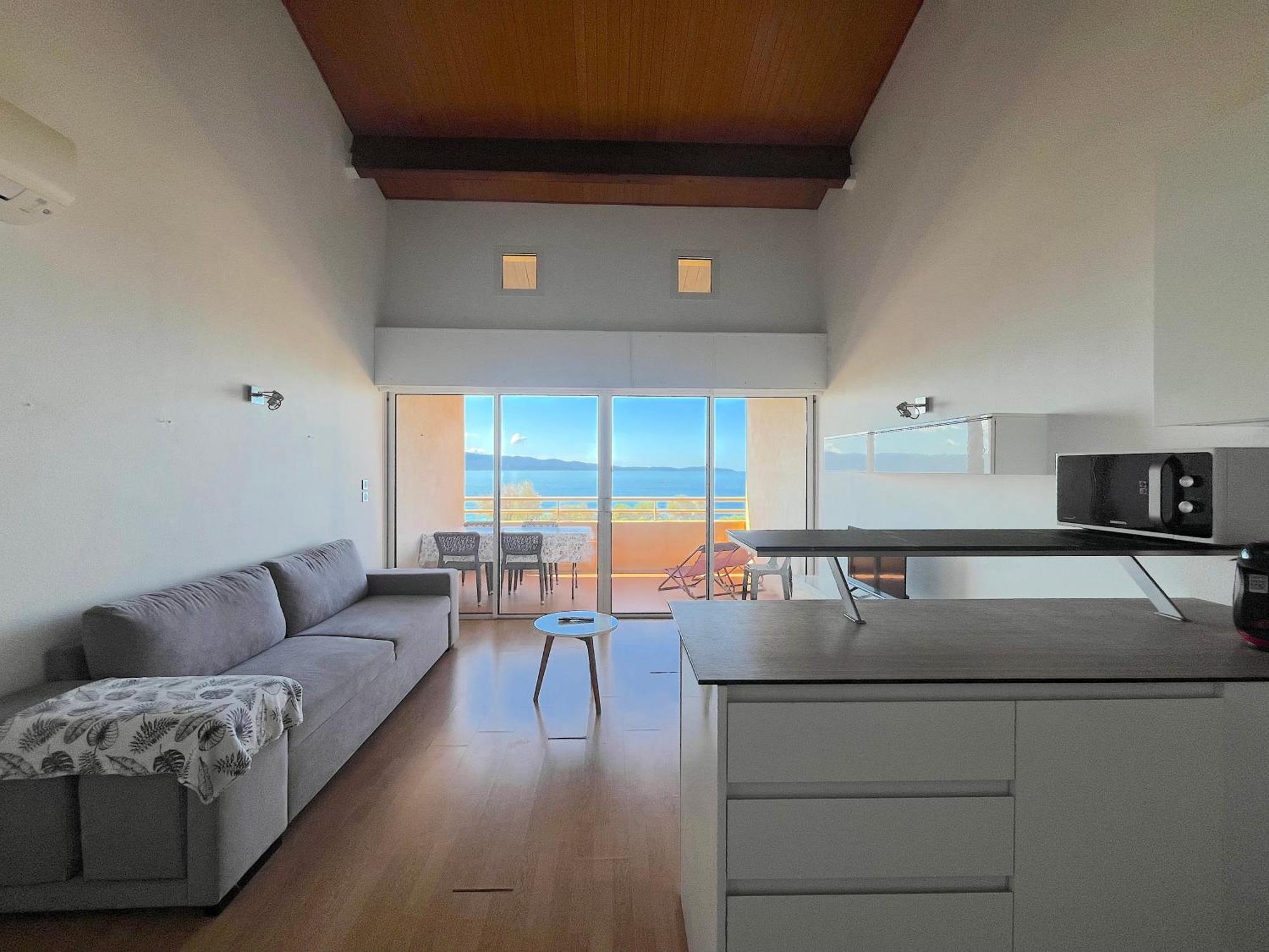 Aria Marina Duplex Vue Mer Route Des Sanguinaires, Plage A 50M, Parking Gratuit, 4 Pers アジャクシオ エクステリア 写真